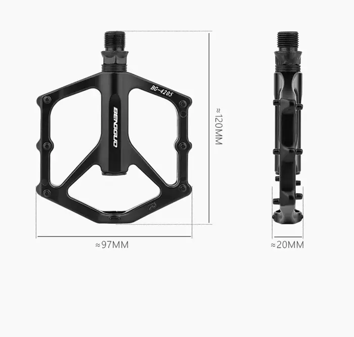 Pédales de vélo haut de gamme de 9/16 pouces