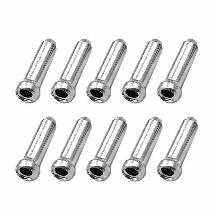 Embouts de câble de frein et de dérailleur en aluminium pour vélo