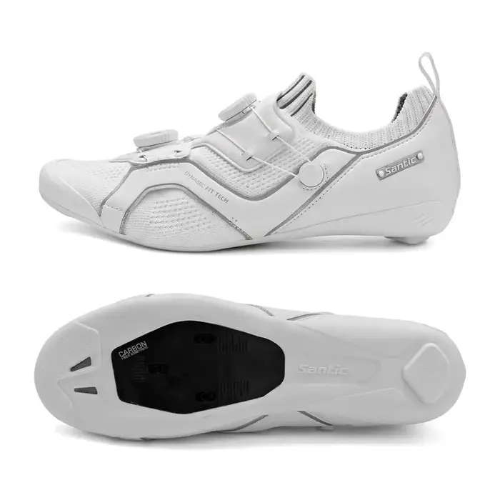 Santic – chaussures de cyclisme en fibre de carbone