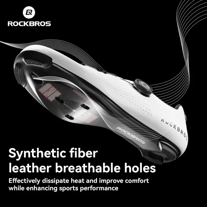 ROCKBROS baskets de cyclisme professionnelles chaussures CR5 en Fiber de carbone bas course vitesse