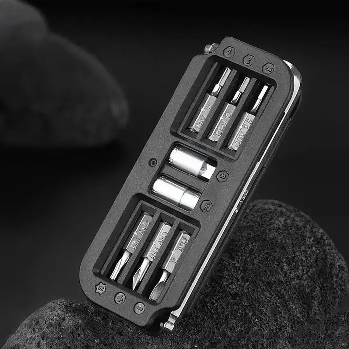 Kit d'outils de réparation de vélo 10-en-1 avec clé hexagonale, ensemble multifonctionnel d'entretie