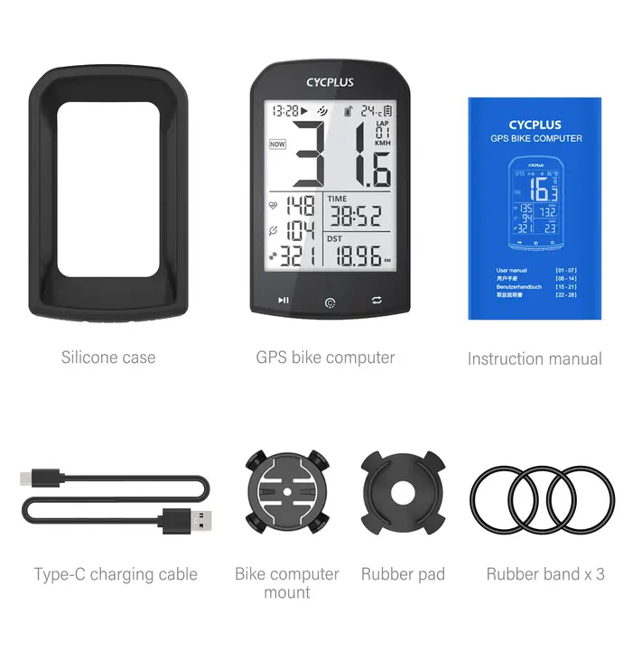 CYCPLUS M1 accessoires de vélo GPS ordinateur de vélo compteur de vitesse de cyclisme BLE 5.0 ANT + 