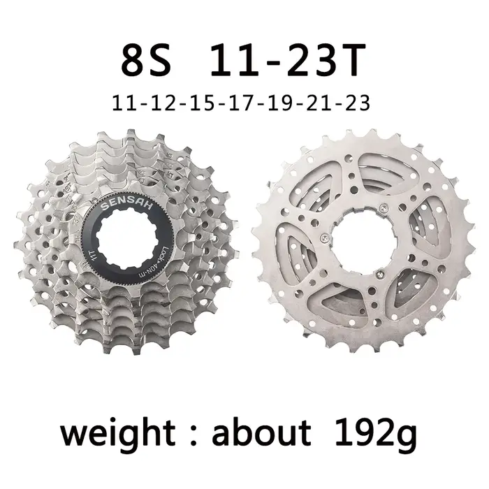 SENSAH 8/9/10/11 vitesses Cassette de vélo de route 11V 23T/25T/28T/30T/32T/34T/36T roue libre de vé
