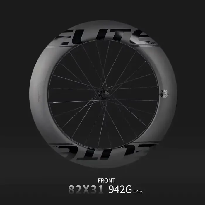 Roues de triathlon ELITEWHEELS, roues à disque pour contre-la-montre, modèle aérodynamique en carbon