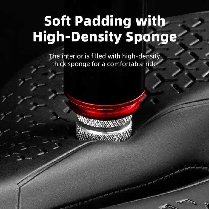 Selle de vélo coordonnante en cuir PU
