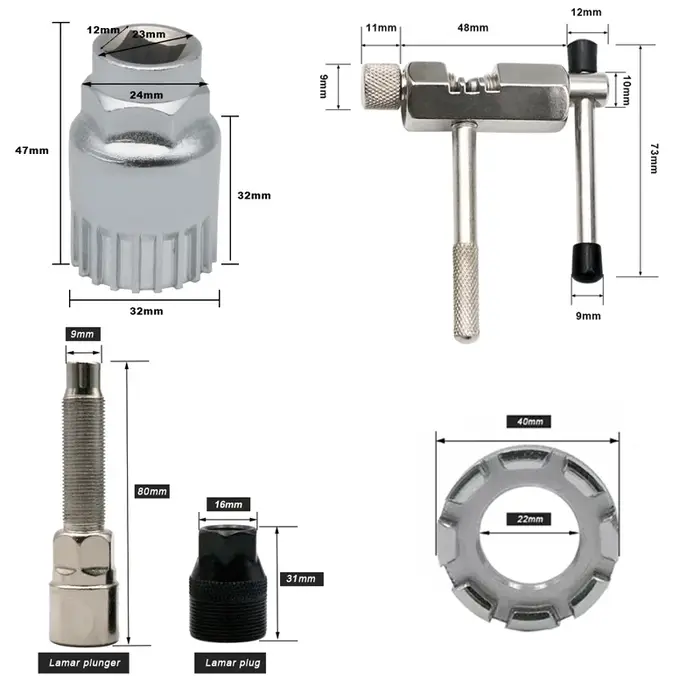Kits d'outils de réparation de vélo