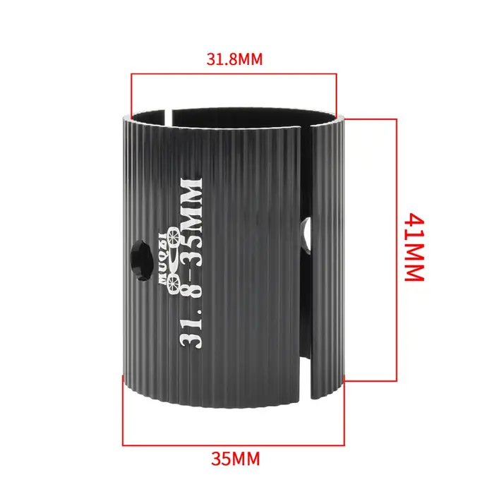 1 paire de cale de Conversion de guidon de vélo 25.4mm à 31.8mm/31.8mm à 35mm, adaptateur de réglage