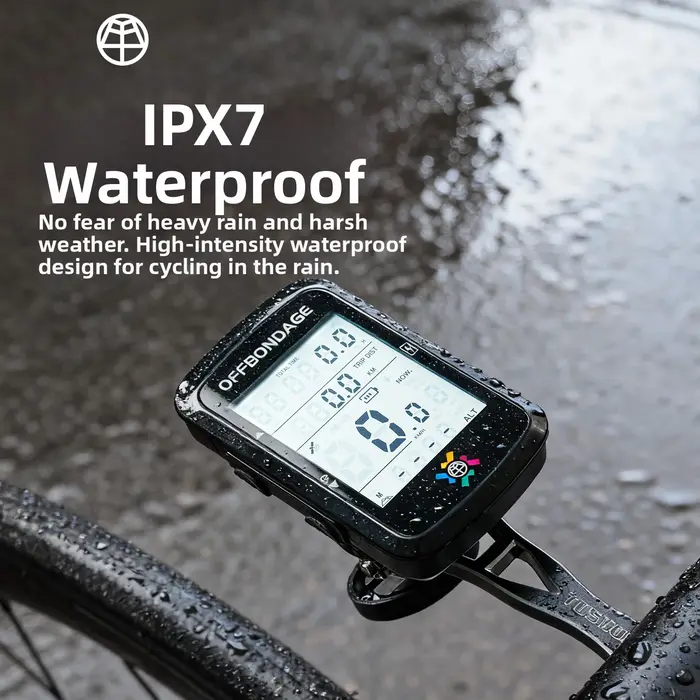 OFFBONDAGE GPS ordinateur de vélo 2.6 pouces compteur kilométrique de cyclisme