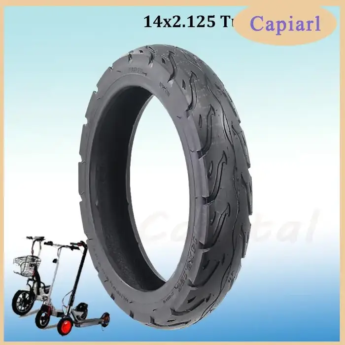 Pneu Tubeless de vélo électrique 14 pouces