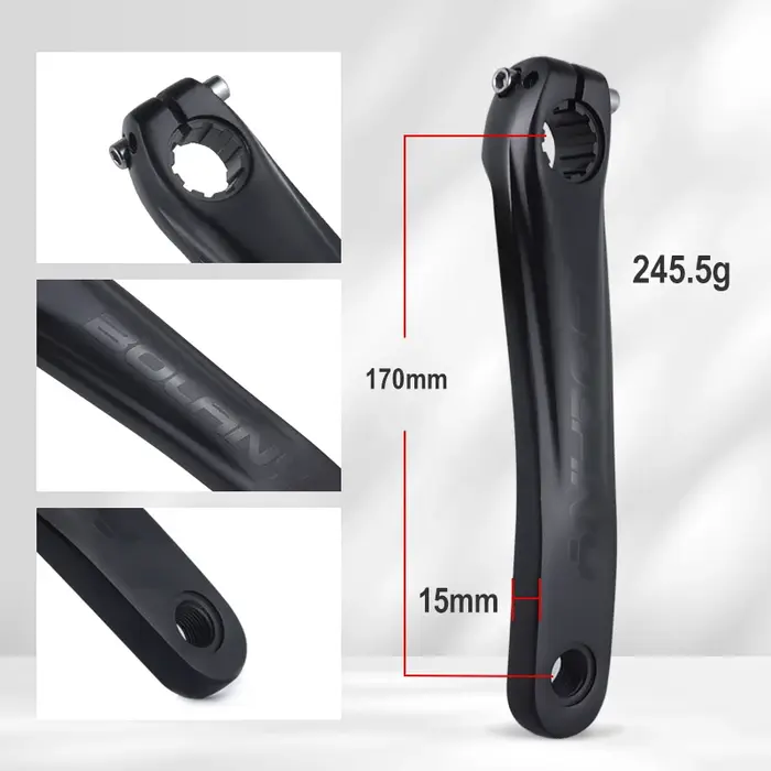 BOLANY Pédalier Intégré pour Vélo Plateau 104BCD