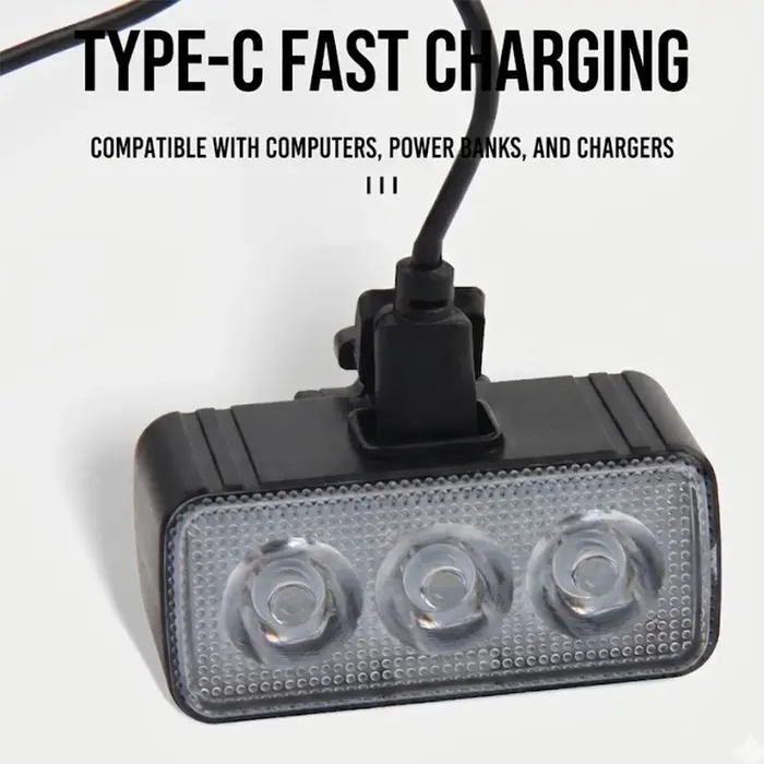 Kit d'éclairage de vélo LED avant et arrière