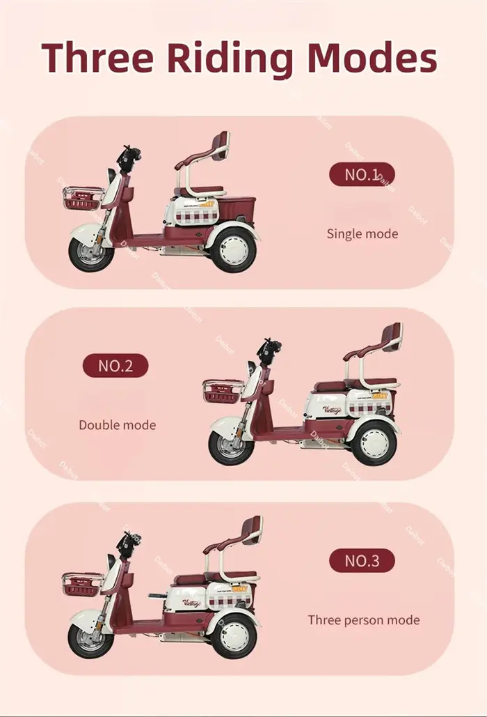 Scooter de mobilité électrique pour enfants et hommes