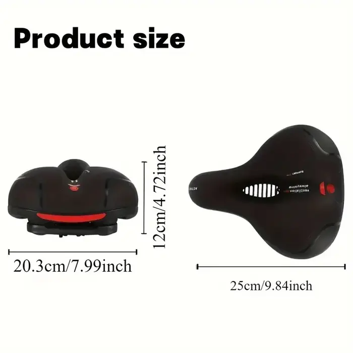 Siège de vélo siège de vélo de montagne selle rembourrée douce ultra-doux coussin de fesses confortable épaissi coussin de siège imperméable univers