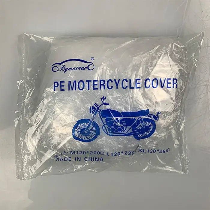 Housse de protection transparente pour vélo
