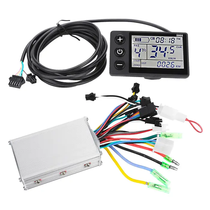 Kit de contrôleur de moteur sans balais pour scooter électrique, panneau d'affichage LCD étanche, 24