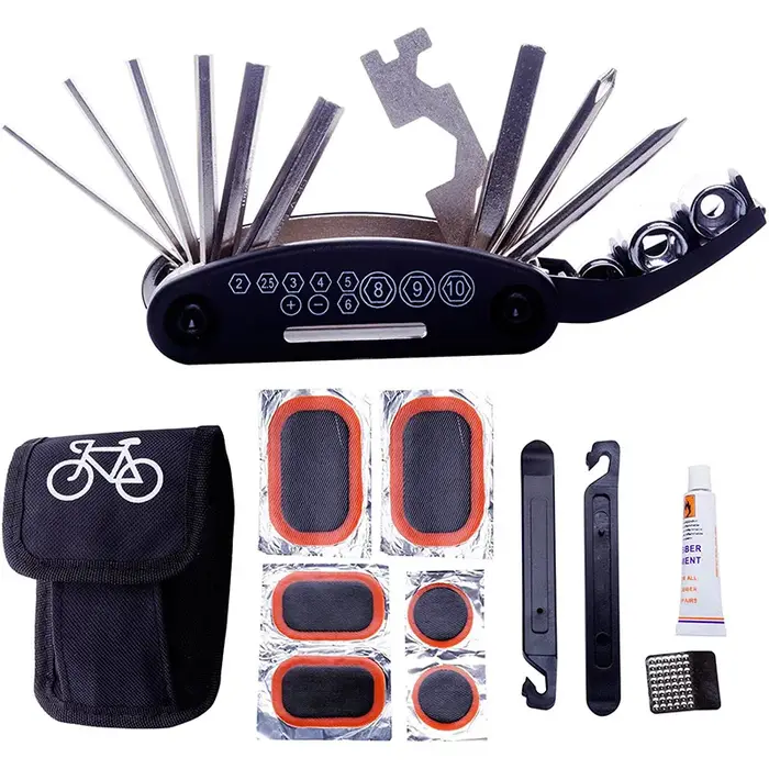 Kits d'outils de réparation de vélo 16 en 1