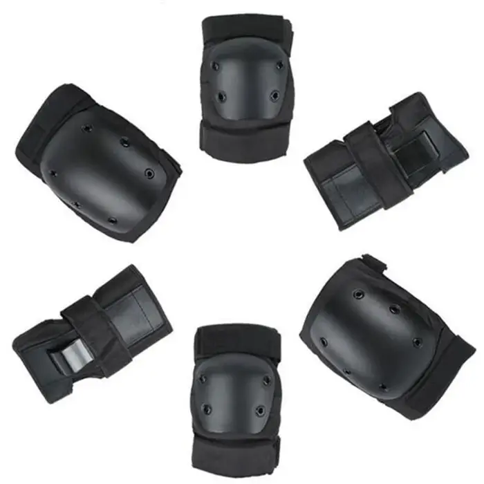 Casque professionnel à 6 patins de protection pour adultes, patins à roulettes, scooter, poignet, co