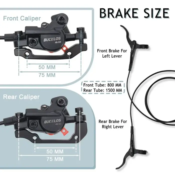 Frein à disque hydraulique durable pour vélo de route et VTT