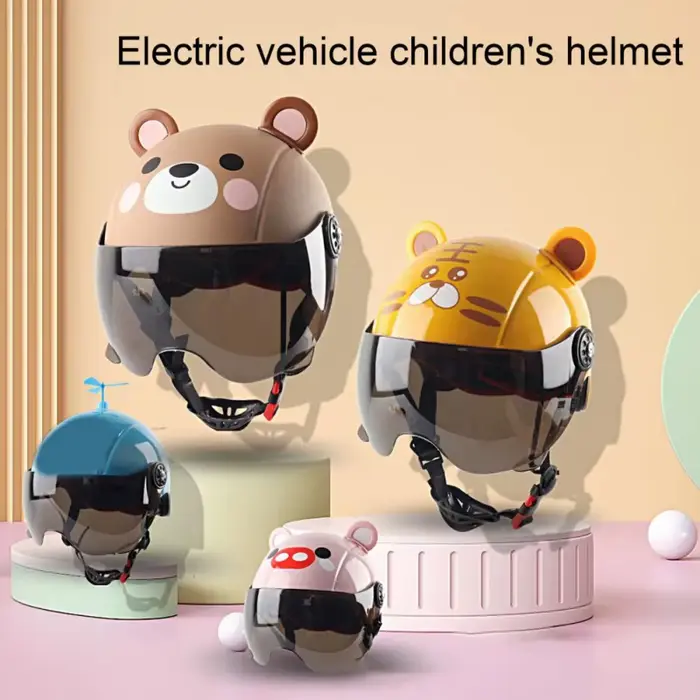 Child Riding Helmet Adjustable Adorable Appearance Ultra-Light Shock Absorbing ABS Toddler Skateboard Bike Safety