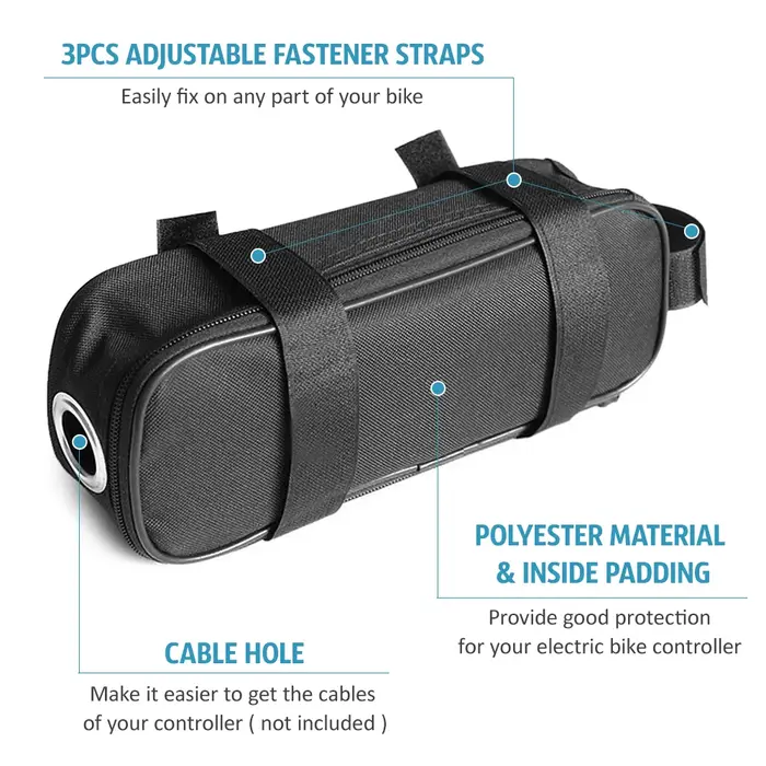 Sac de rangement de grande capacité pour vélo électrique