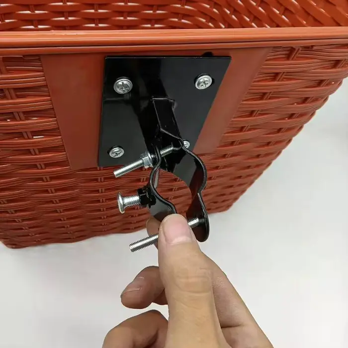 1 ensemble de supports de panier de vélo pour vélo pliant