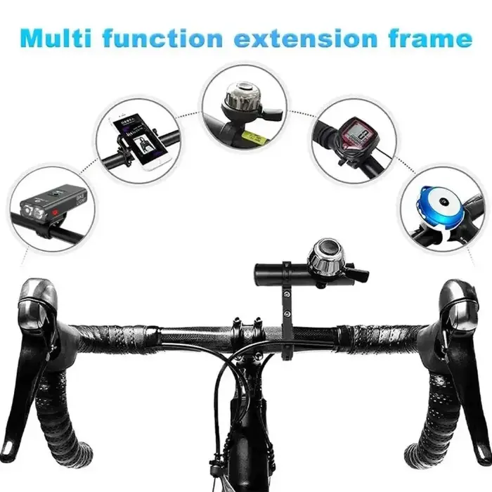 Extension de guidon de vélo en alliage d'aluminium