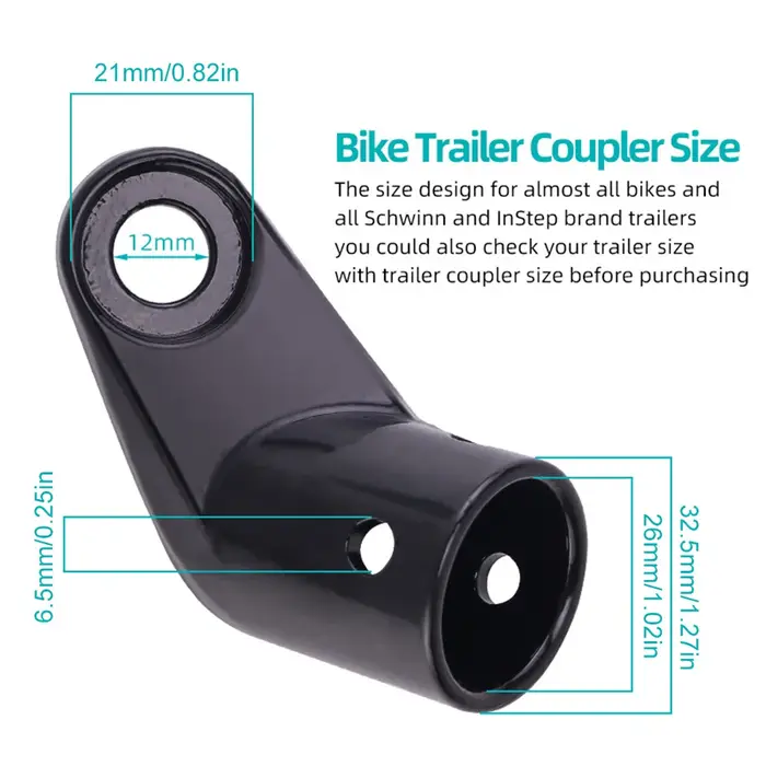 Attache de remorque de vélo robuste