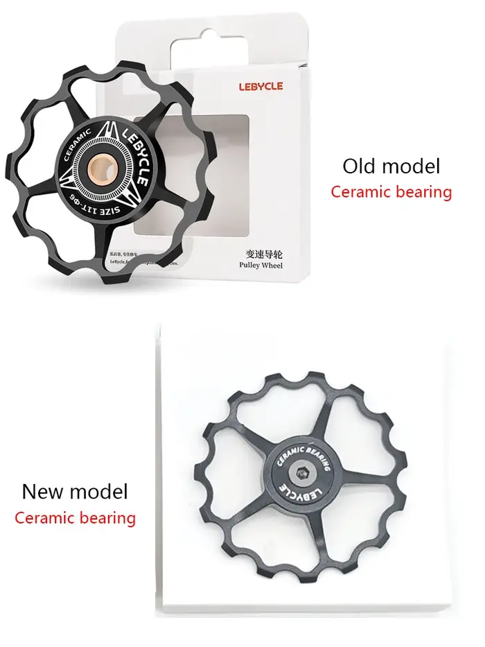 Dérailleurs de vélo poulie roue 9T/11T/13T/15T engrenage de guidage roulements en céramique/acier alliage d'aluminium