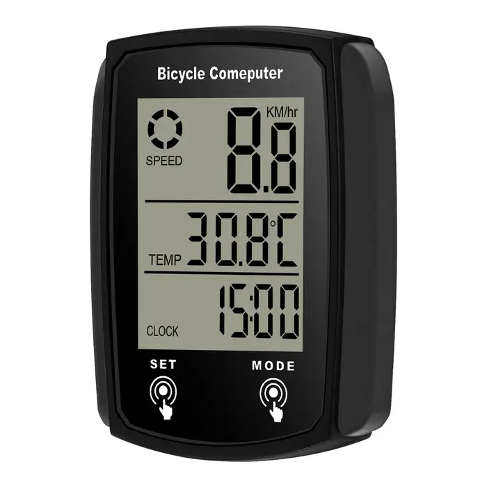 Ordinateur de vélo LCD numérique filaire