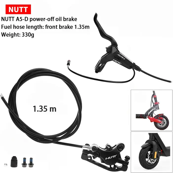 NUTT Scooter électrique frein à disque hydraulique e-bike 140 160 180mm Rotor pour Zero 10X 11X KUGO