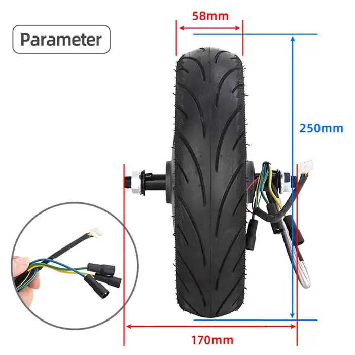 Roue motrice arrière pour scooter électrique Ninebot Max G30