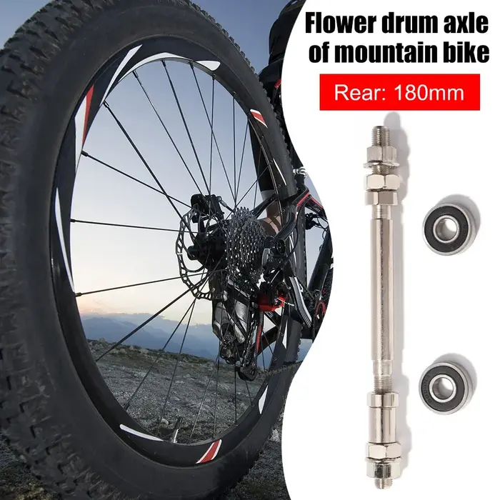 Moyeu de roue de vélo, arbre d'appellation avant et arrière 6000