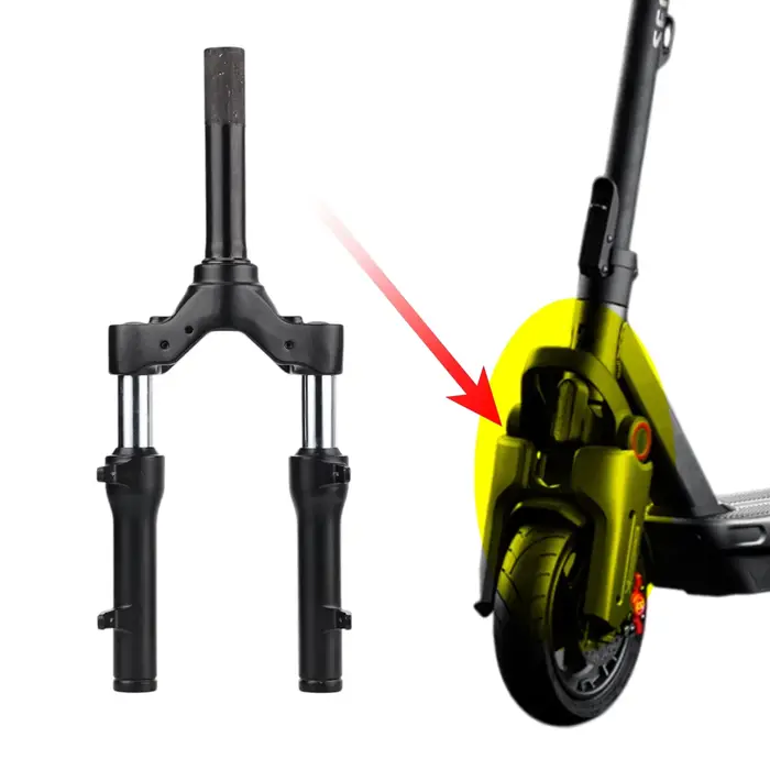 Fourche avant d'origine en alliage d'aluminium noir pour scooter électrique Segway MAX G3 accessoire amortisseur protection antichoc durable