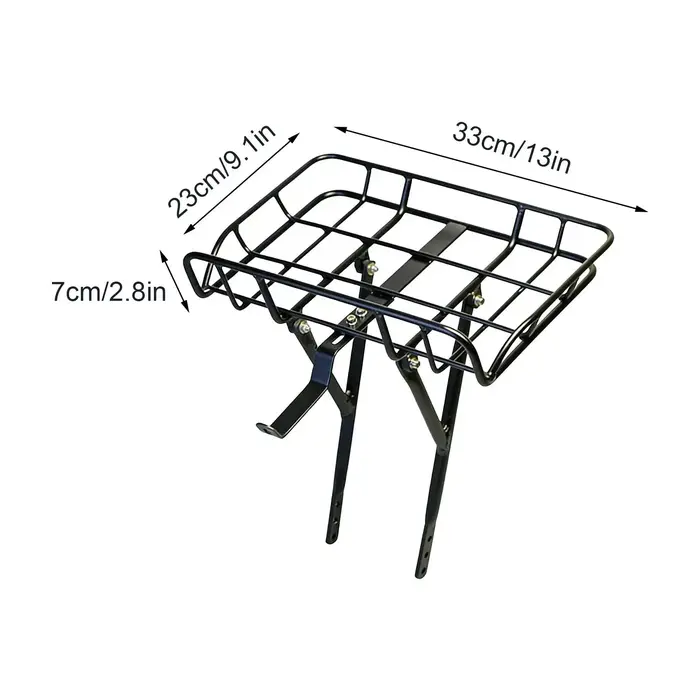 Porte-bagages avant pour vélo