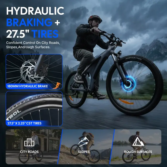 Vélo électrique HUANCI Q5 pour adultes