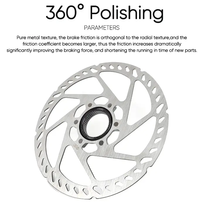 Rotor de verrouillage central de vélo 160mm 180mm 203mm, Rotor de verrouillage central de vélo de ro