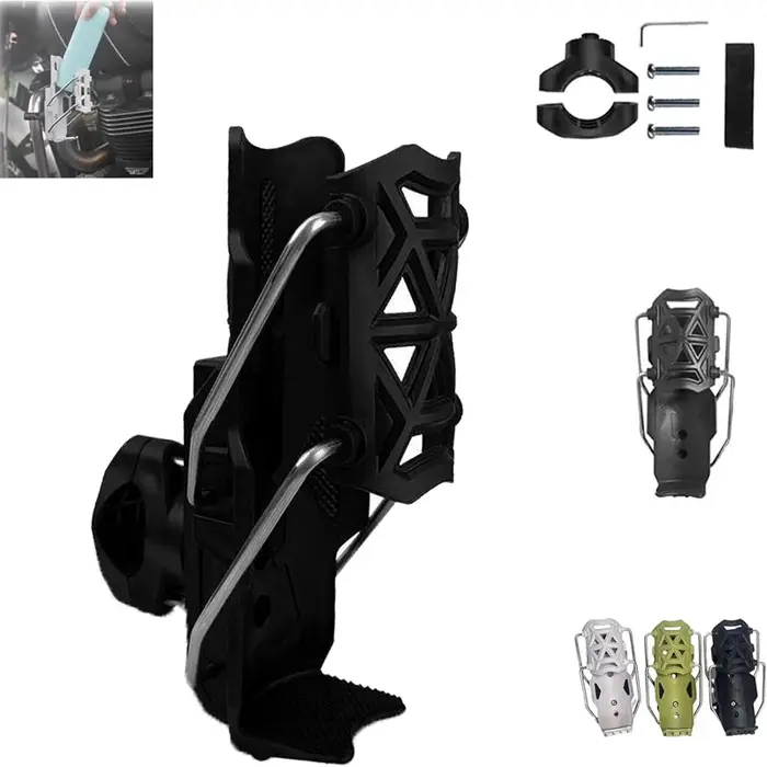 1 pièces 360 degrés réglable vélo moto guidon porte-gobelet Cage pour bouteille d'eau vtt route cyclisme ADV