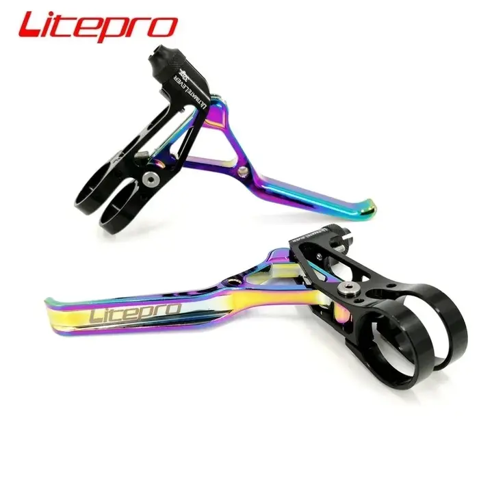 Litepro ultime levier de frein de vélo placage de titane coloré vtt