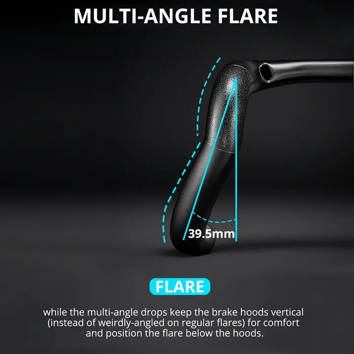 BERIJIE – guidon Aero gravier entièrement en carbone