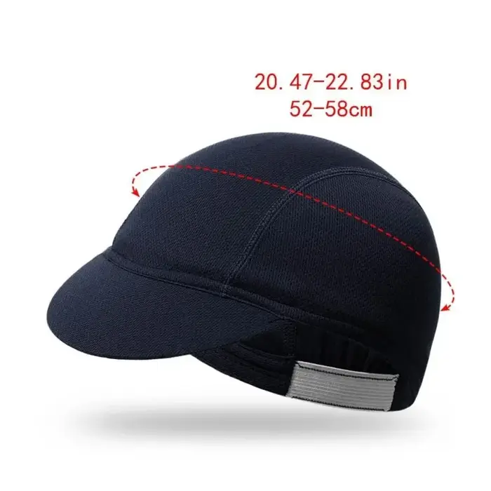 Casquette de cyclisme d'été avec visière