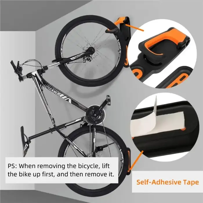 Support mural T1 pour vélo de route et VTT