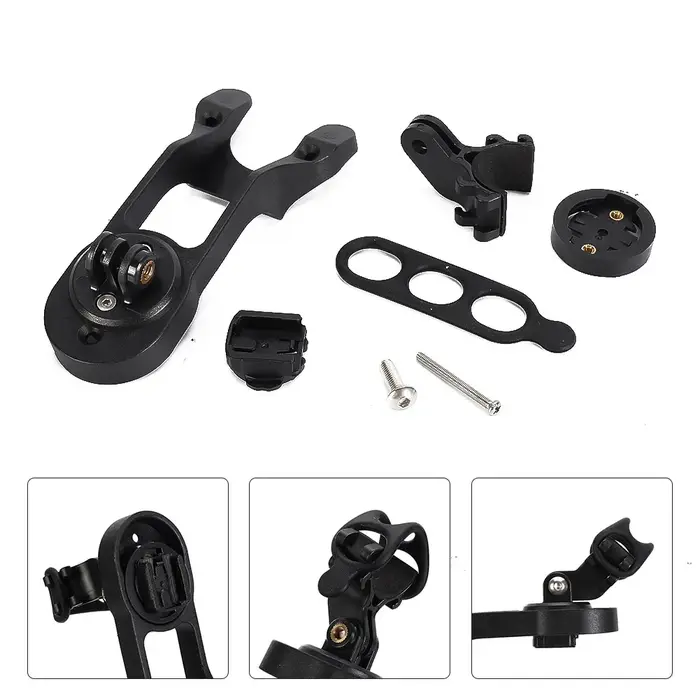 Support d'ordinateur réglable pour guidon Canyon Aeroad 2021 en ABS noir pour Garmin et GoPro accessoire vélo haute qualité