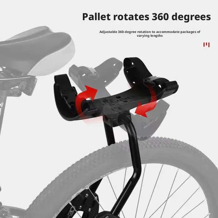 Support de porte-bagages arrière de vélo à dégagement rapide