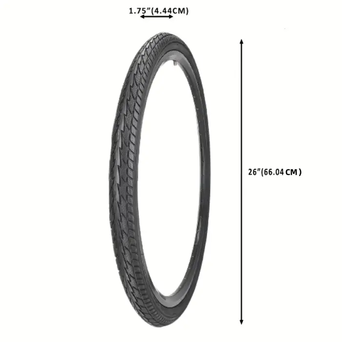 26 "pneus de vélo 26x1.75 pliable remplacement noir pneu