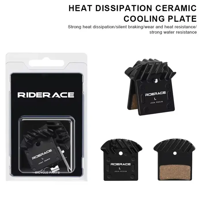 RIDERACE VTT céramique de refroidissement pour Shimano J04C J02A XT deore SLX XTR M7100 M9100 M9020 vélo J05A plaquettes de frein à disque