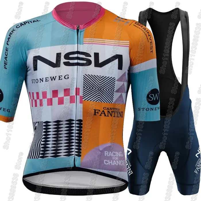 NSN Team 2026 Maillot de cyclisme ensemble été hommes vêtements de vélo chemises