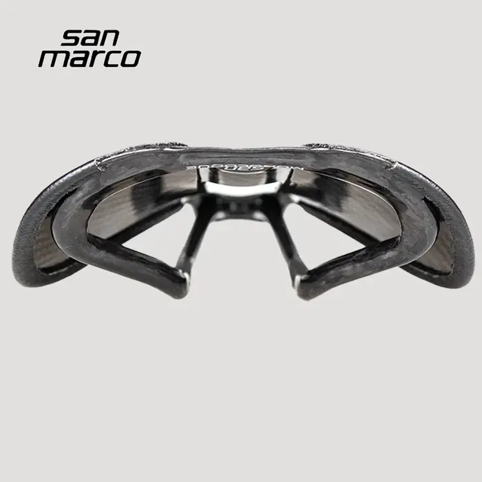 Selle de vélo de route en carbone intégral San Marco ultralégère