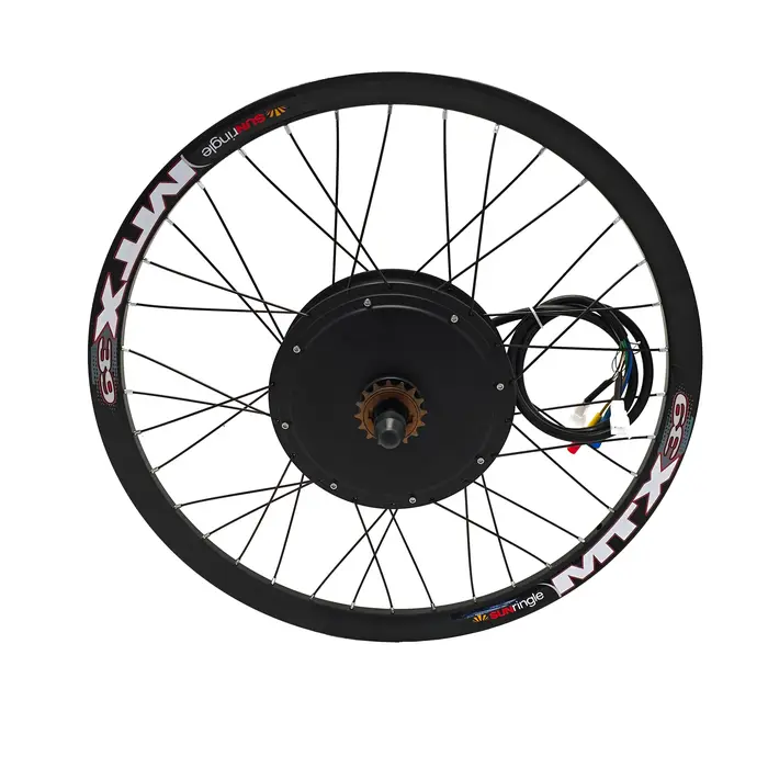 Vélo électrique Ebike 72V 5000W 26 "27.5" 29 "MTX39 jante moteur arrière roue dépout 150mm