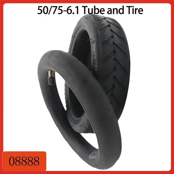 Pneus intérieurs et extérieurs Premium 50/75-6.1 pour trottinette électrique – Accessoires de remplacement et de réparation