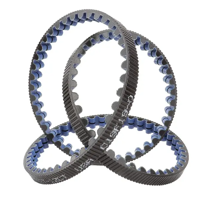 Pignons de vélo en fibre de carbone et courroie en V en caoutchouc pour vélo de montagne VTT E-bike et ville avec 21 coloris disponibles